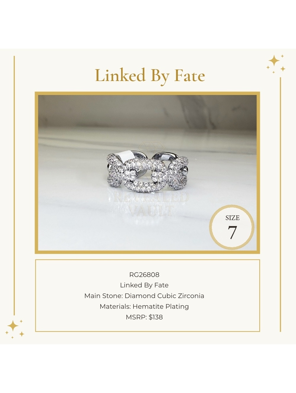 Linked By Fate - Size 7 - April Birthday 2025